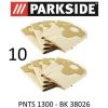 10 Sacs D'aspirateur Parkside PNTS 1300 20 L Lidl BK 38026 Marron 906–05 – Parkside Aspirateur Sec Humide