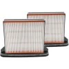 Vhbw 2x Filtre D'aspirateur Pour Berner BWDVC Perm M BG, Top Perm, Top Permanent Aspirateurfiltre à Eau/à Plis Plats/HEPA
