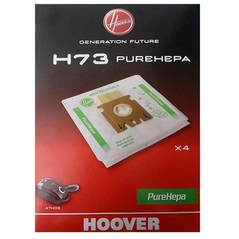 H73 Boite De 4 Sacs Microfibre (35601375) Aspirateur HOOVER 1 H73 Boite De 4 Sacs Microfibre (35601375) Aspirateur HOOVER