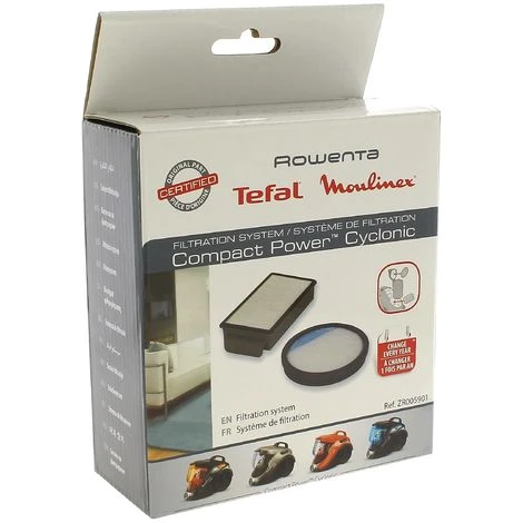 Kit Filtre Hepa + Filtre Rond Zr005901 Pour Aspirateur Rowenta 1 Kit Filtre Hepa + Filtre Rond Zr005901 Pour Aspirateur Rowenta