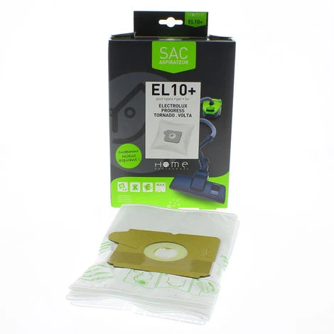 HOME EQUIPEMENT Sac Microfibre Adaptable Par 4 HEEL10+ Pour Aspirateur AEG, ALFATEC, DELONGHI, ELECTROLUX, GLENAN, HUGIN, MIO STAR, PROGRESS, PROLINE, SEAWAY, SEBO, SINGER, THOMAS, TORNADO, UFESA, VOLTA, ZANUSSI - NC 1 HOME EQUIPEMENT Sac Microfibre Adaptable Par 4 HEEL10+ Pour Aspirateur AEG, ALFATEC, DELONGHI, ELECTROLUX, GLENAN, HUGIN, MIO STAR, PROGRESS, PROLINE, SEAWAY, SEBO, SINGER, THOMAS, TORNADO, UFESA, VOLTA, ZANUSSI - NC