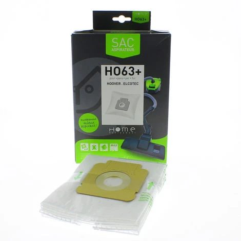 HOME EQUIPEMENT Sacs Microfibres Adaptable Par 4 HEHO63+ Pour Aspirateur ELCOTEC, HOOVER , FREESPACE - NC 1 HOME EQUIPEMENT Sacs Microfibres Adaptable Par 4 HEHO63+ Pour Aspirateur ELCOTEC, HOOVER , FREESPACE - NC
