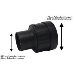 FIXEDBYU Tuyau D'aspiration, Tuyau De Remplacement, Adapté Aux Aspirateurs Humides Et Secs Einhell TC-VC 1820, 1815 Et Bien D'autres -Aspirateur et sac Soldes 19304481 3