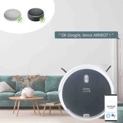 Robot Aspirateur Et Laveur AMIBOT Animal H2O Connect - Grey -Aspirateur et sac Soldes 19802076 3