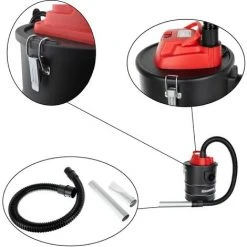 KAMINER Aspirateur/souffleur Vide Cendres Cheminée Poêle 1200W Avec Accessoires -Aspirateur et sac Soldes 2006050 3