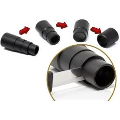 MOTODOX Adaptateur Tuyau Aspirateur Pour Aspirateurs D’atelier Adaptateur Pour Meuleuse, Scie Sauteuse, Scie Circulaire, Ponceuse Orbitale -Aspirateur et sac Soldes 24703159 5