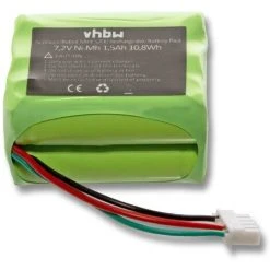 Vhbw Batterie Compatible Avec IRobot Braava 380, 380T, 381, 390, 390T Aspirateur, Robot électroménager (1500mAh, 7,2V, NiMH)