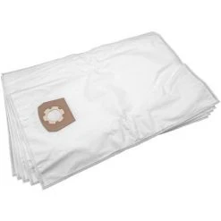 Vhbw 5x Sacs Compatible Avec Kärcher NT 35/1 Tact Te H Aspirateur - Microfibres Non Tissées, Volume De 30l, 33cm X 27cm, Blanc
