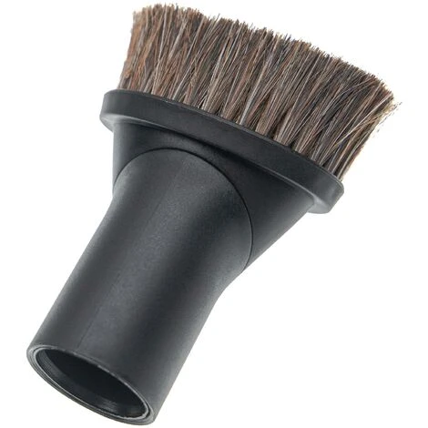 Vhbw Brosse à épousseter Pour Aspirateur - Buse Pinceau Avec Connexion 35/32mm - Brosse Ronde + Adaptateur, Avec Des Poils De Cheval 2 Vhbw Brosse à épousseter Pour Aspirateur - Buse Pinceau Avec Connexion 35/32mm - Brosse Ronde + Adaptateur, Avec Des Poils De Cheval – Image 2