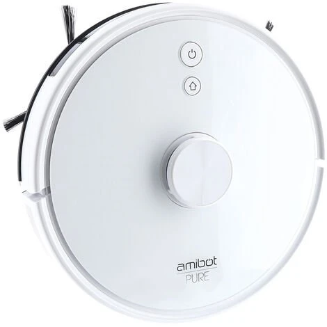 Robot Aspirateur Et Laveur AMIBOT Pure Laser Avec Cartographie Laser - White 2 Robot Aspirateur Et Laveur AMIBOT Pure Laser Avec Cartographie Laser - White – Image 2