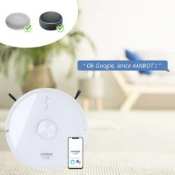 Robot Aspirateur Et Laveur AMIBOT Pure Laser Avec Cartographie Laser - White 8 Robot Aspirateur Et Laveur AMIBOT Pure Laser Avec Cartographie Laser - White -Aspirateur et sac Soldes 26385996 4