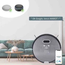 Robot Aspirateur Et Laveur AMIBOT Animal Premium H2O Connect - Grey -Aspirateur et sac Soldes 26472429 3