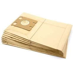 Vhbw 10x Sacs Compatible Avec Miele S217, S218, S219, S220, S221, S222, S223, S224, S225, S226 - Papier, Typ E, 31cm X 19,5cm, Couleur Sable -Aspirateur et sac Soldes 26824919 3