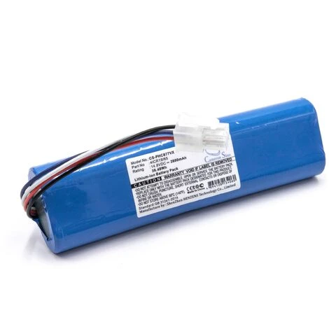 Vhbw Li-Ion Batterie 2600mAh (14.8V) Pour Robot Aspirateur Home Cleaner Robots Domestiques Come Philips 4ICR19/65 1 Vhbw Li-Ion Batterie 2600mAh (14.8V) Pour Robot Aspirateur Home Cleaner Robots Domestiques Come Philips 4ICR19/65