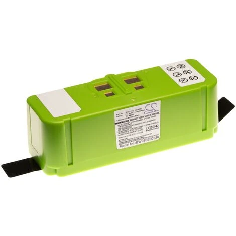 Vhbw Batterie Compatible Avec IRobot Roomba 801, 805, 850, 860, 877, 890, 891, 895 Aspirateur, Robot électroménager (4000mAh, 14,4V) 1 Vhbw Batterie Compatible Avec IRobot Roomba 801, 805, 850, 860, 877, 890, 891, 895 Aspirateur, Robot électroménager (4000mAh, 14,4V)