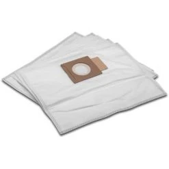 Vhbw 5x Sacs Remplacement Pour Makita 197903-8 Pour Aspirateur - Microfibres Non Tissées, Blanc