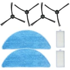 ASUPERMALL Ensemble D'Accessoires Pour Aspirateur ILIFE 8 Pcs, Adapté Aux Accessoires Pour Aspirateur Robot ILIFE V5S/V3S/V3/V5 Pro -Aspirateur et sac Soldes 27303408 4