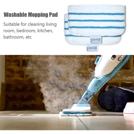 ASUPERMALL Mop Pads De Remplacement Pour Black + Decker Steam Mop Fsm1610 / Fsm1630 Lavable Mopping Pad Accessoires, 5 Pcs - 5 Pcs 3 ASUPERMALL Mop Pads De Remplacement Pour Black + Decker Steam Mop Fsm1610 / Fsm1630 Lavable Mopping Pad Accessoires, 5 Pcs - 5 Pcs – Image 3