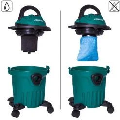 VONROC Aspirateur à Eau Et Poussière 1000W Compact - Réservoir De 12L Et Câble D’alimentation De 5m – Buses, Filtres Et Sac D’aspirateur Inclus 9 VONROC Aspirateur à Eau Et Poussière 1000W Compact - Réservoir De 12L Et Câble D’alimentation De 5m – Buses, Filtres Et Sac D’aspirateur Inclus -Aspirateur et sac Soldes 27768983 5