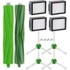DEVENIRRICHE Accessoires Kit De Remplacement Compatible Avec IRobot Roomba Série I7 I7+ I7 Plus Et E5 E6 E7 Aspirateur - 14pcs