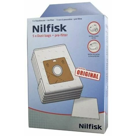 Boite De 5 Sacs Pour Aspirateur NILFISK COUPE NEO Nilfisk 1 Boite De 5 Sacs Pour Aspirateur NILFISK COUPE NEO Nilfisk