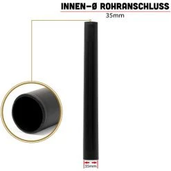 FIXEDBYU Tube D'aspirateur Tube De Rallonge En Plastique Pour Tous Les Modèles D'aspirateur Ø 35 Mm, 2 Pièces De 50 Cm De Longueur, Noir 9 FIXEDBYU Tube D'aspirateur Tube De Rallonge En Plastique Pour Tous Les Modèles D'aspirateur Ø 35 Mm, 2 Pièces De 50 Cm De Longueur, Noir -Aspirateur et sac Soldes 28855089 5