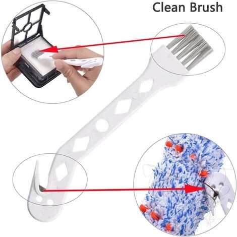 DEVENIRRICHE CrossWave Multi-Surface Brush Roll - Pièces De Rechange Pour Filtres Lavables 1608683, 160-8683, 1608684 Pour Aspirateur Bissell 1866F CrossWave 4 Paquets 4 DEVENIRRICHE CrossWave Multi-Surface Brush Roll - Pièces De Rechange Pour Filtres Lavables 1608683, 160-8683, 1608684 Pour Aspirateur Bissell 1866F CrossWave 4 Paquets – Image 4