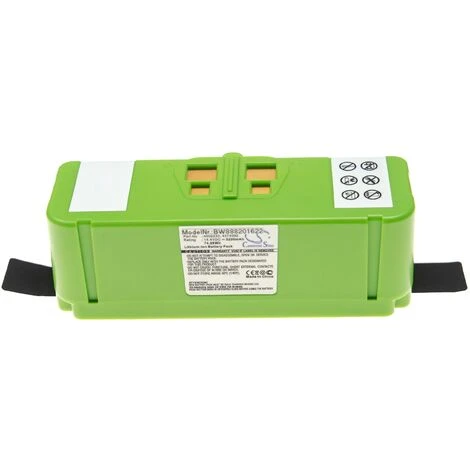 Vhbw Batterie Compatible Avec IRobot Roomba 896, 960, 965, 980, 985 Aspirateur, Robot électroménager (5200mAh, 14,4V, Li-ion) 4 Vhbw Batterie Compatible Avec IRobot Roomba 896, 960, 965, 980, 985 Aspirateur, Robot électroménager (5200mAh, 14,4V, Li-ion) – Image 4