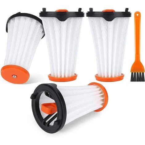 BEARSU 4 Pièces AEF144 Filtres De Remplacement Pour AEG Electrolux Rapido AG51 AG61 HX6 Et Ergorapido CX7-1 AG18 AG30 AG31 AG32 AG35 Filtre De Remplacement (alternative à AEG AEF 144, Electrolux EF144), Avec Brosse De Nettoyage 1 BEARSU 4 Pièces AEF144 Filtres De Remplacement Pour AEG Electrolux Rapido AG51 AG61 HX6 Et Ergorapido CX7-1 AG18 AG30 AG31 AG32 AG35 Filtre De Remplacement (alternative à AEG AEF 144, Electrolux EF144), Avec Brosse De Nettoyage