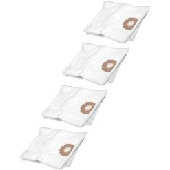 Vhbw 20x Sacs Compatible Avec Makita 446L, VC2010L, VC2021L, VC2511, VC2512L, VC3011L Aspirateur - Microfibres Non Tissées, Blanc