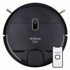 Robot Aspirateur Et Laveur AMIBOT Flex Laser - Black