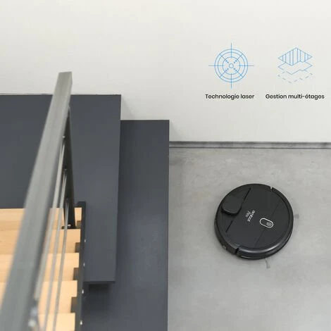 Robot Aspirateur Et Laveur AMIBOT Flex Laser - Black 3 Robot Aspirateur Et Laveur AMIBOT Flex Laser - Black – Image 3