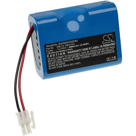 Vhbw Batterie Compatible Avec Hoover RBC090/1001, RBC090/1011, RBC090001, RBC090011 Aspirateur, Robot électroménager (2000mAh, 14,4V, Li-ion) 1 Vhbw Batterie Compatible Avec Hoover RBC090/1001, RBC090/1011, RBC090001, RBC090011 Aspirateur, Robot électroménager (2000mAh, 14,4V, Li-ion)