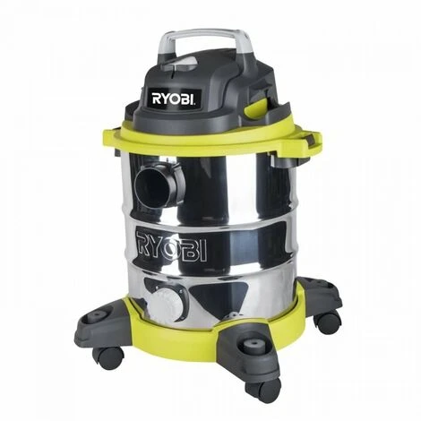 Aspirateur Eau Et Poussire 20L Filaire Ryobi RVC-1220I-G - 1250 W - Cuve Inox - 17Kpa - Vidange De Cuve 1 Aspirateur Eau Et Poussire 20L Filaire Ryobi RVC-1220I-G - 1250 W - Cuve Inox - 17Kpa - Vidange De Cuve