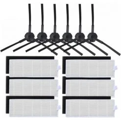 BRIDAY Pièces De Rechange Sous Vide 18pcs / Lot Robot Aspirateur Accessoires ILIFE A8 Pièces Pièces De Filtre HEPA Fit Pour ILIFE A8 Robot Aspirateur Pièces Accessoires D'aspirateur - -