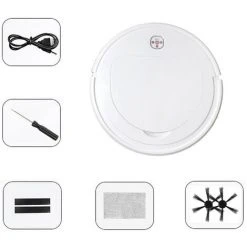 XUNDD Aspirateur Robot Nettoyeur Et Laveur, Batterie 1500 MAh -Aspirateur et sac Soldes 37103711 5