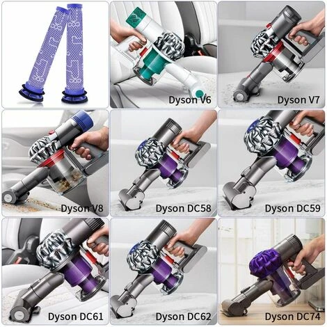 Morpilot Dyson Filtre Lot De 3 Pre-Moteur Filtre Lavables Pour Dyson V6 V7 V8 DC58 DC59 DC61 DC62 DC74,Remplacement Pour DY-965661-0 2 Morpilot Dyson Filtre Lot De 3 Pre-Moteur Filtre Lavables Pour Dyson V6 V7 V8 DC58 DC59 DC61 DC62 DC74,Remplacement Pour DY-965661-0 – Image 2