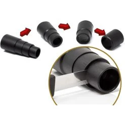 FIXEDBYU Adaptateur De Tube D'aspiration D'aspirateur En Plastique Pour Réduire Le Diamètre 35 Mm 32 Mm Pour Buses De Sol, Outils, Aspirateurs 9 FIXEDBYU Adaptateur De Tube D'aspiration D'aspirateur En Plastique Pour Réduire Le Diamètre 35 Mm 32 Mm Pour Buses De Sol, Outils, Aspirateurs -Aspirateur et sac Soldes 38699972 5