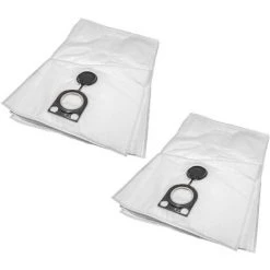 Vhbw 10x Sacs Compatible Avec Bosch GAS 1200, GAS 1200 L Professional, GAS 15 Aspirateur - Microfibres Non Tissées, 43cm X 33cm, Blanc