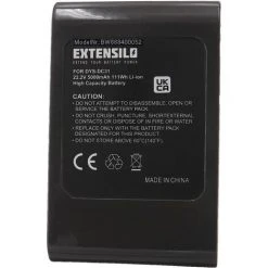 EXTENSILO Batterie Compatible Avec Dyson DC45 Animal Pro Aspirateur, Robot électroménager (5000mAh, 22,2V, Li-ion)