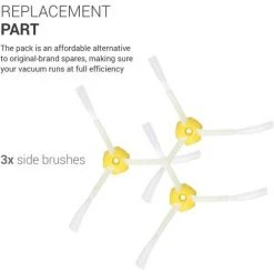 DEVENIRRICHE Kit D'accessoires Compatible Avec IRobot Roomba 500/600/700 - Lot De 3X Brosse Latérale Aspirateur Robot - Accessoire De Nettoyage Kit De Remplacement -Aspirateur et sac Soldes 47507126 3