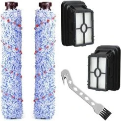 DEVENIRRICHE Brosses Rouleaux Multi-Surfaces, Accessoires Pour Bissell Crosswave Brosse Rouleau Et Filtre De Remplacement Pour Crosswave Bissell Aspirateur Avec 1 Brosse De Nettoyage