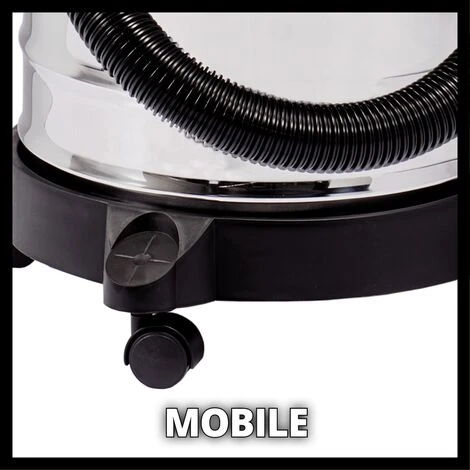 Einhell Aspirateur Eaux Et Poussières TC-VC 1820 S (1250 W, Cuve 20L, Livré Avec Accessoires) 4 Einhell Aspirateur Eaux Et Poussières TC-VC 1820 S (1250 W, Cuve 20L, Livré Avec Accessoires) – Image 4