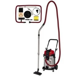 Einhell Aspirateur Eaux Et Poussières TE-VC 2230 SAC (1150 W, Cuve 30L, Prise Synchro OEP, Livré Avec Accessoires)