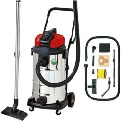 Einhell Aspirateur Eaux Et Poussières TE-VC 2340 SA (2250 W, Cuve 40L, Prise Synchro OEP, Câble D'alimentation 3m)