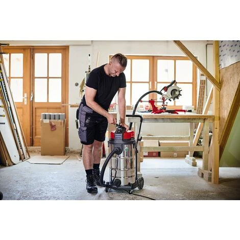 Einhell Aspirateur Eaux Et Poussières TE-VC 2340 SA (2250 W, Cuve 40L, Prise Synchro OEP, Câble D'alimentation 3m) 2 Einhell Aspirateur Eaux Et Poussières TE-VC 2340 SA (2250 W, Cuve 40L, Prise Synchro OEP, Câble D'alimentation 3m) – Image 2