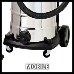 Einhell Aspirateur Eaux Et Poussières TE-VC 2340 SA (2250 W, Cuve 40L, Prise Synchro OEP, Câble D'alimentation 3m) 9 Einhell Aspirateur Eaux Et Poussières TE-VC 2340 SA (2250 W, Cuve 40L, Prise Synchro OEP, Câble D'alimentation 3m) -Aspirateur et sac Soldes 48015308 5