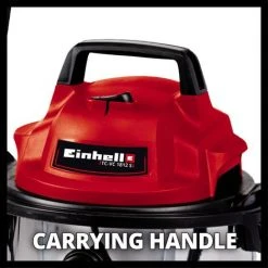 Einhell Aspirateur Eaux Et Poussières TC-VC 1812 S (1250 W, Cuve 12L, Livré Avec Accessoires) -Aspirateur et sac Soldes 48015309 4