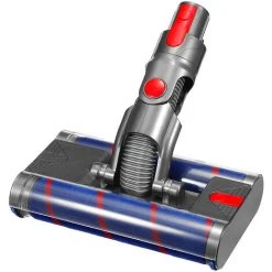 DMTOOL Brosse à Rouleau Double Souple Pour Aspirateur électrique à Tête De Sol Motorisée (tête De Brosse Grise Pour V7/V8 V10 V11)