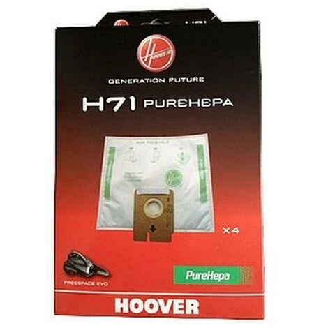 Boite De 4 Sacs H71 (35601069) Aspirateur HOOVER 1 Boite De 4 Sacs H71 (35601069) Aspirateur HOOVER